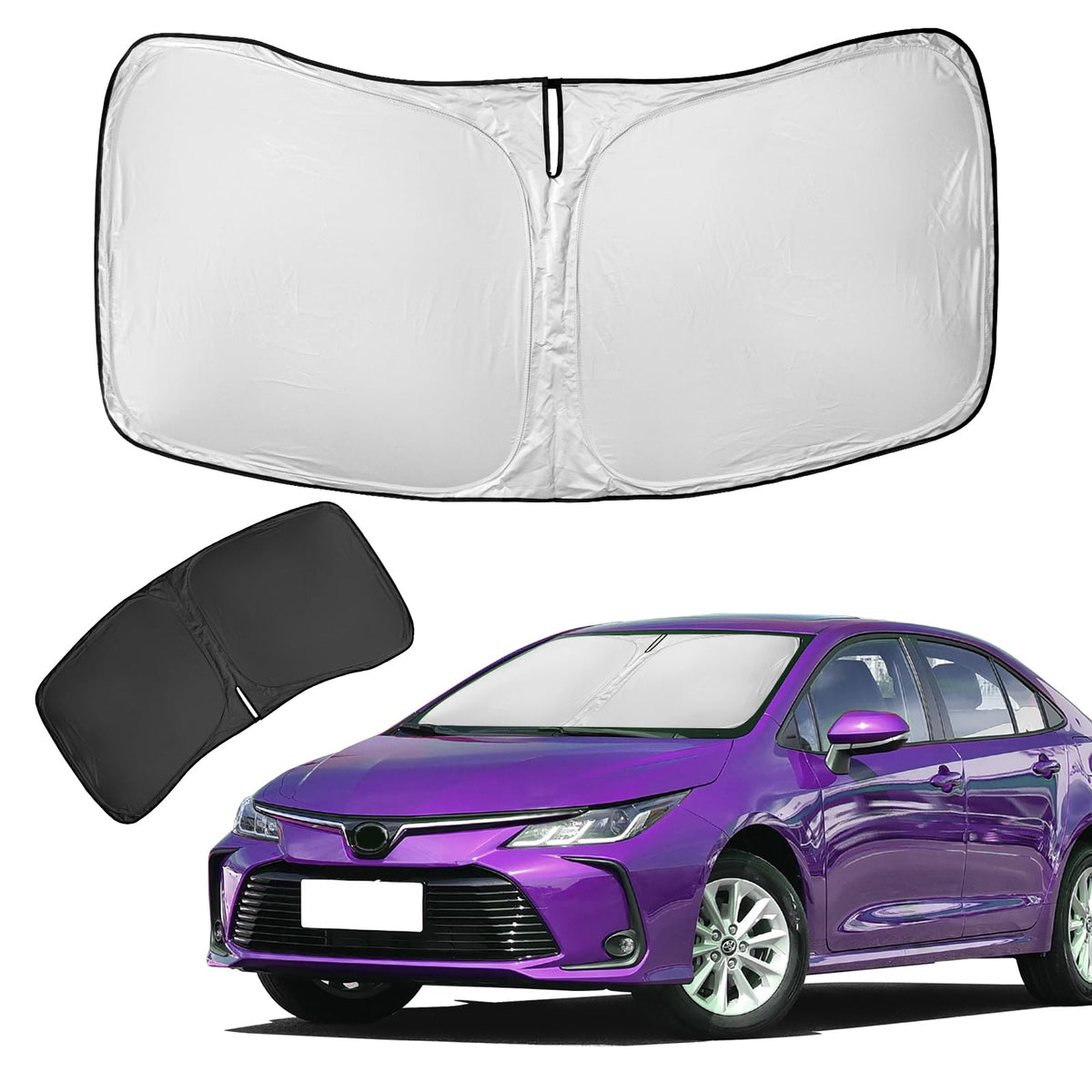 for Toyota Tacoma 2016-2024 2025 2026 Sun Shade Sunshade Windshield Cover