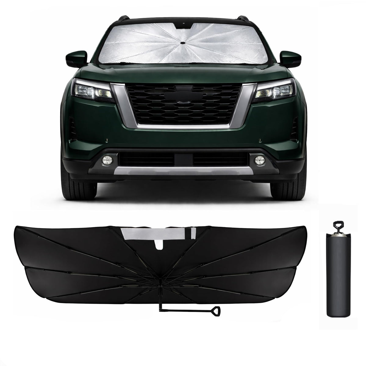 Car Windshield Sun Shade Umbrella for Mercedes Benz GLE 2020-2026