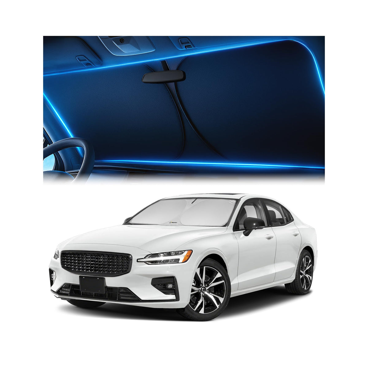 Magnelex Windshield Sun Shade for Kia K5 2021-2026 / Hyundai Sonata 2020-2026, Foldable Car Window Sunshade, Heat & UV Visor Cover, Reflective Front Shades Accessories