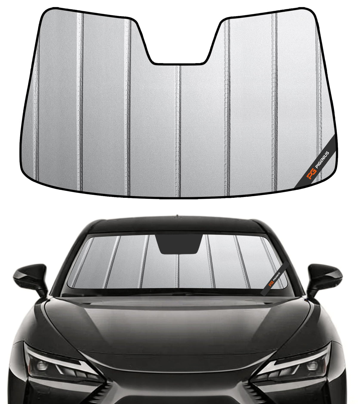 Pigenius Windshield Sunshade for Lexus IS200t/IS250/IS300/IS350/IS F 2014-2020 Front Window Sun Shade - AstraGuard