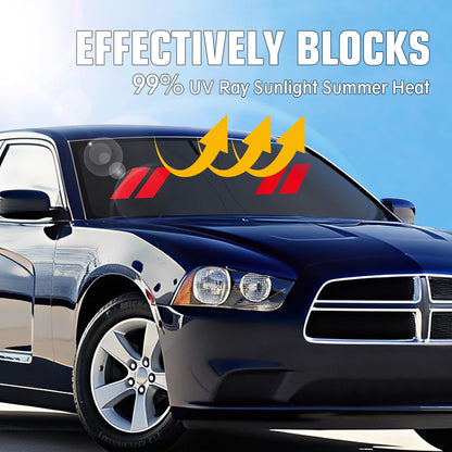 Windshield Sun Shade Fits for Dodge Charger 2011-2024