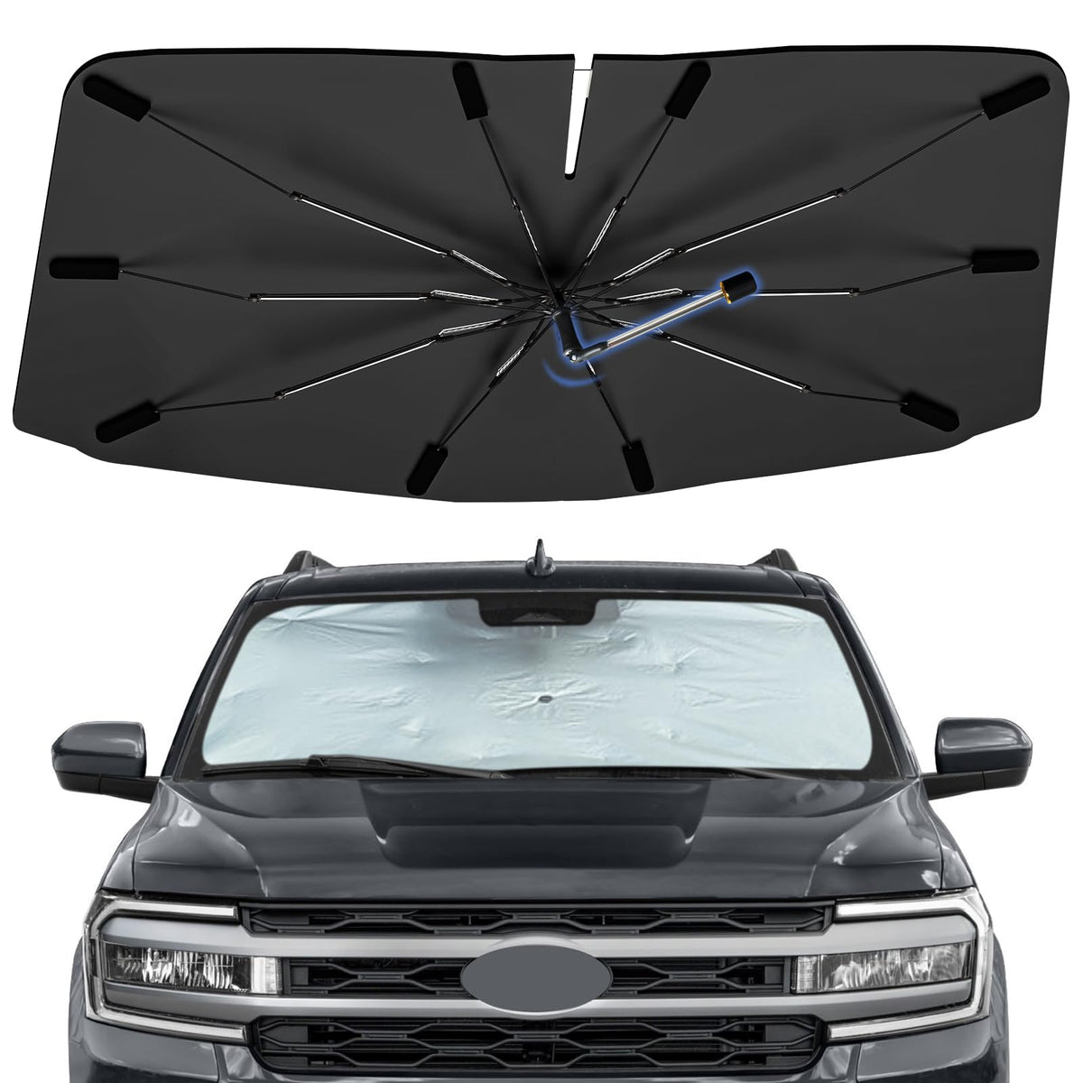 Windshield Sun Shade Umbrella for Dodge Durango 2011-2026 Front Window