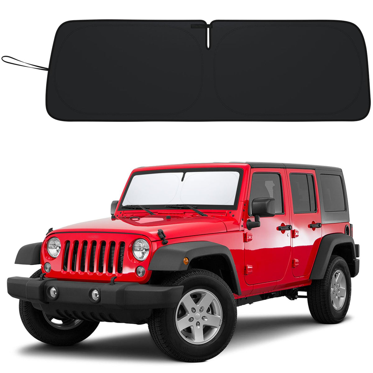 Premium Car Windshield Sun Shade for 2018-2022 Honda Accord Front Window Sun Visor Reflector 310T Thickened Blocks UV Rays Foldable Sunshade Car Interior Protection Accessories