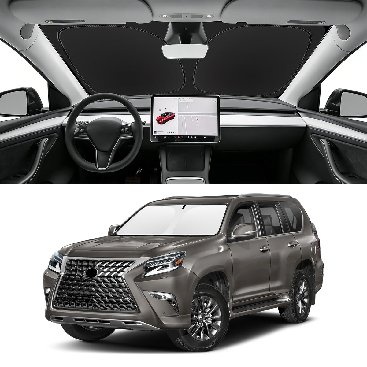 Custom Fit Windshield Sun Shade for BMW X1 2016-2026