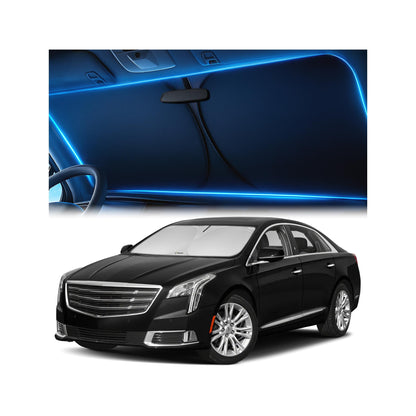 Magnelex Windshield Sun Shade for Kia K5 2021-2026 / Hyundai Sonata 2020-2026, Foldable Car Window Sunshade, Heat & UV Visor Cover, Reflective Front Shades Accessories