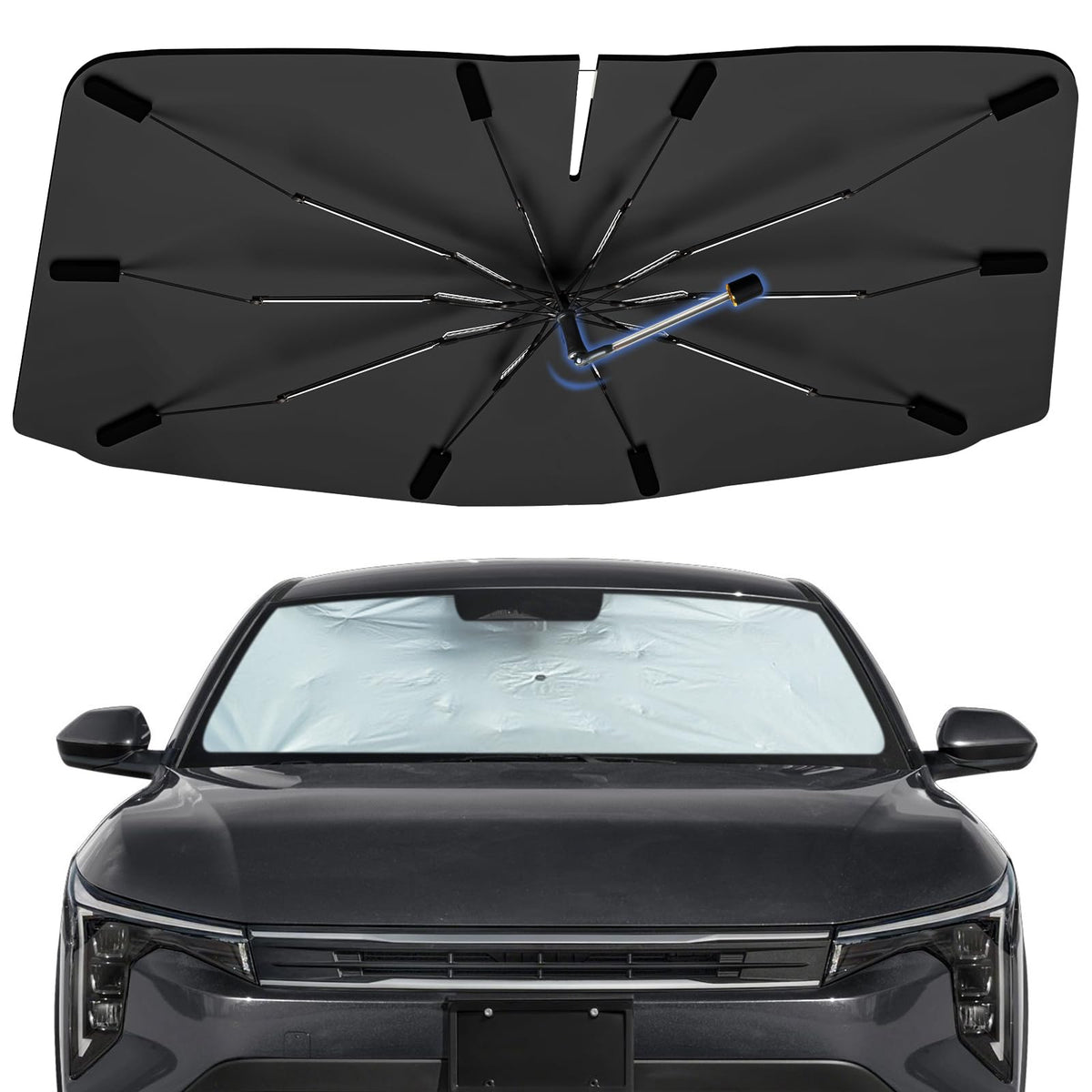 Windshield Sun Shade Umbrella for Dodge Durango 2011-2026 Front Window