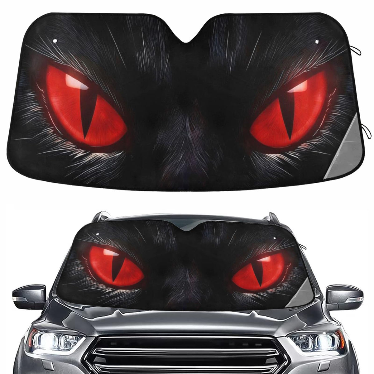 Sea Turtle Teal Windshield Sun Shade for Car Auto SUV Truck Foldable Front Window Sunshade Sun Visor Protector Block UV Rays Reflect Heat, 55" x 28"