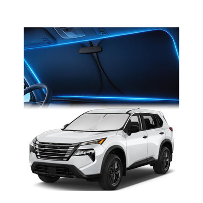 Magnelex Windshield Sun Shade for Kia K5 2021-2026 / Hyundai Sonata 2020-2026, Foldable Car Window Sunshade, Heat & UV Visor Cover, Reflective Front Shades Accessories