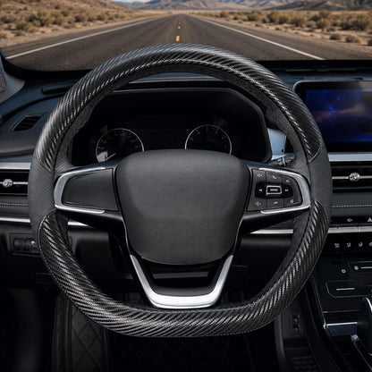 Steering Wheel Cover 14.5"-15", Non-Folding Packaging, Heavy-Duty