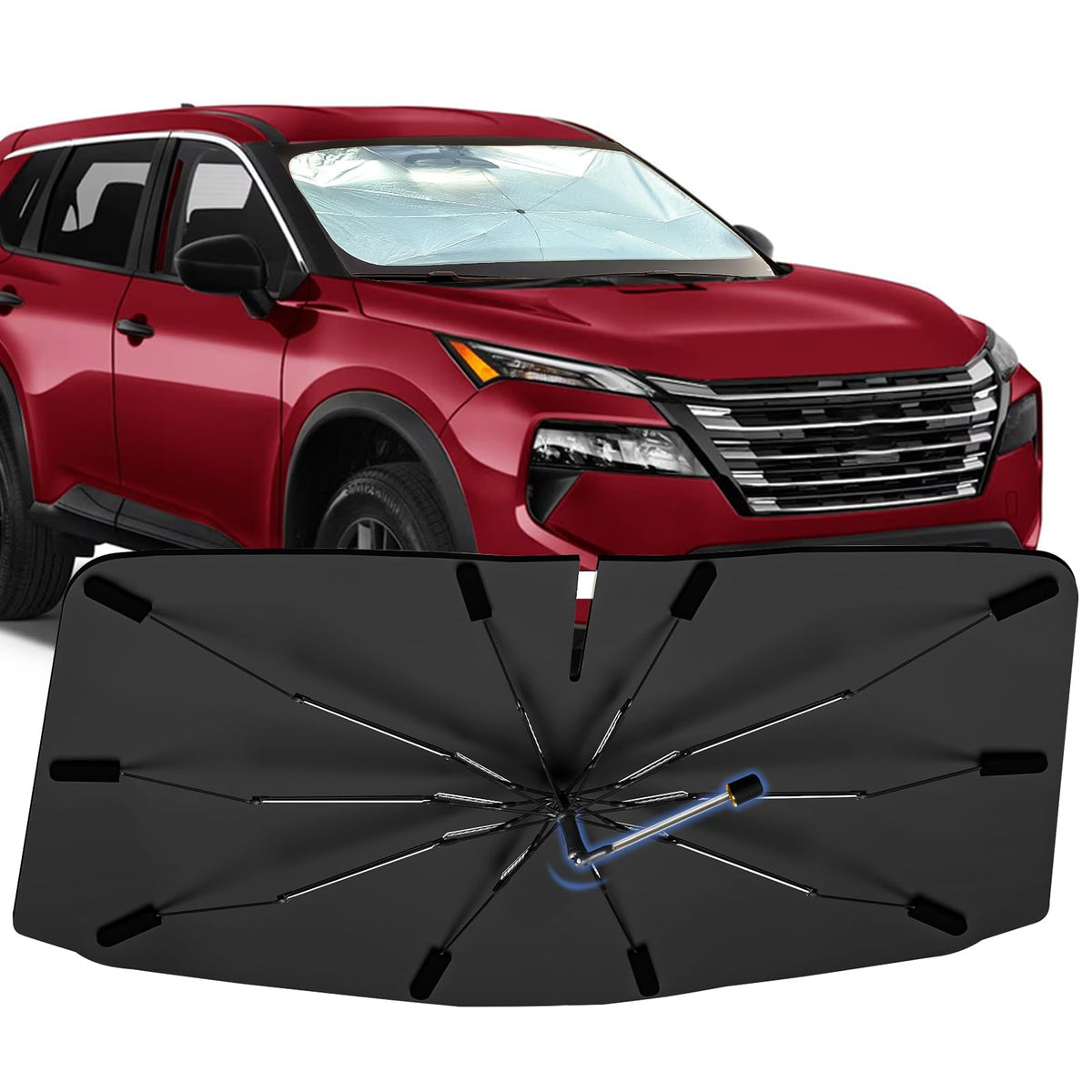 Windshield Sun Shade Umbrella for Dodge Durango 2011-2026 Front Window