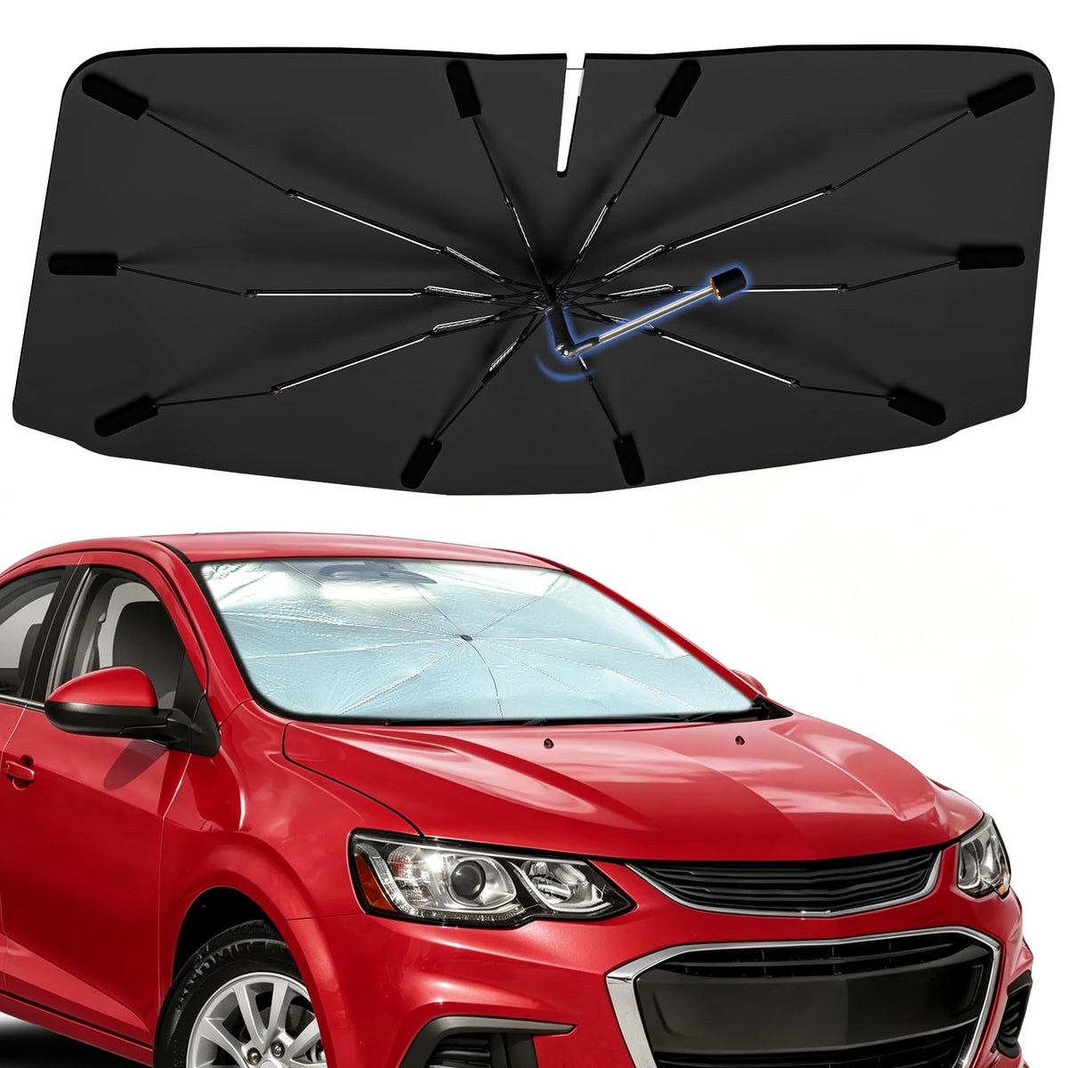 Windshield Sun Shade Umbrella for Dodge Durango 2011-2026 Front Window