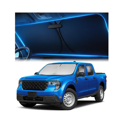 Magnelex Windshield Sun Shade for Kia K5 2021-2026 / Hyundai Sonata 2020-2026, Foldable Car Window Sunshade, Heat & UV Visor Cover, Reflective Front Shades Accessories