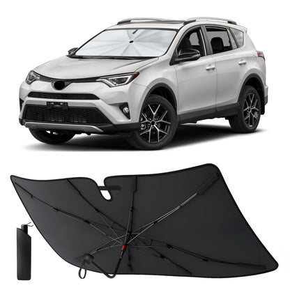 Econour Windshields Sun Shade for Car, Foldable Car Sunshade & Window Tint