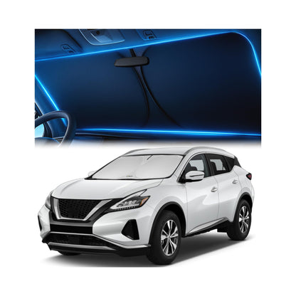 Magnelex Windshield Sun Shade for Kia K5 2021-2026 / Hyundai Sonata 2020-2026, Foldable Car Window Sunshade, Heat & UV Visor Cover, Reflective Front Shades Accessories