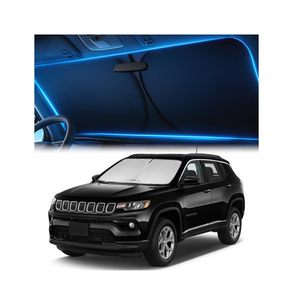 Magnelex Windshield Sun Shade for Kia K5 2021-2026 / Hyundai Sonata 2020-2026, Foldable Car Window Sunshade, Heat & UV Visor Cover, Reflective Front Shades Accessories