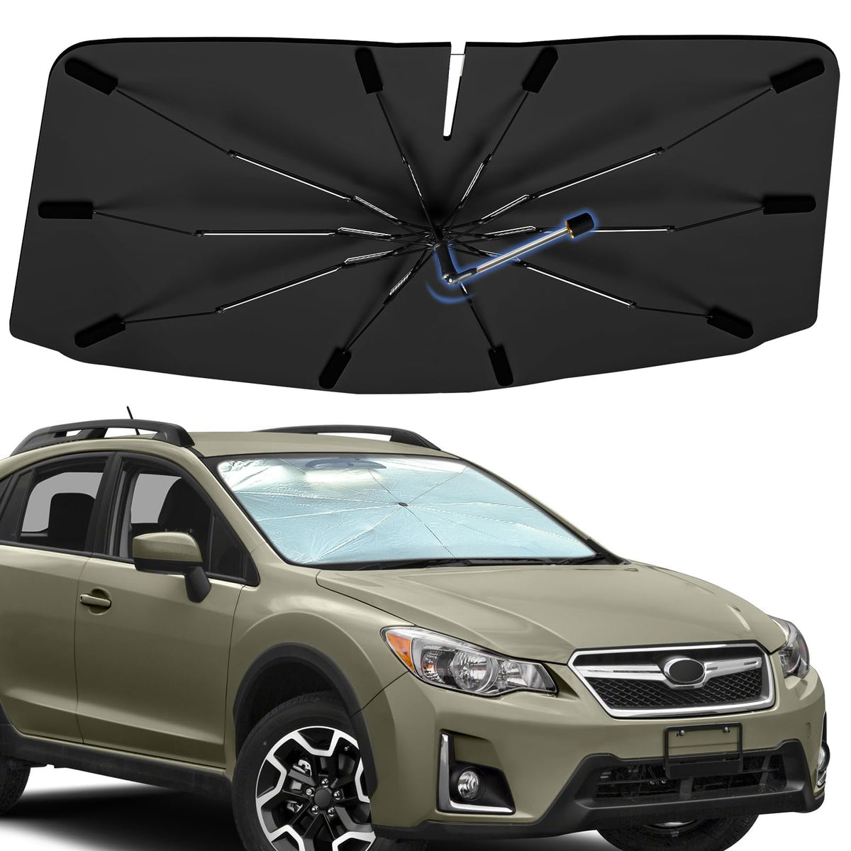 Windshield Sun Shade Umbrella for Dodge Durango 2011-2026 Front Window