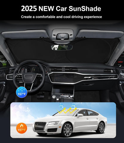 Sun Shade for Audi A4 A5 Sportback S5 RS5 2018-2027 Windshield Sunshade