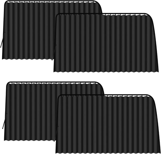 XCBYT Magnetic Car Window Curtains for Side Window, 100% Blackout Privacy