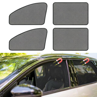 Magnetic Car Window Shades - 100% Block Light Window Tint - 4Pcs