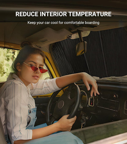 Pigenius Windshield Sunshade for Honda Accord 2023-2026 Front Window Sun Shade - AstraGuard
