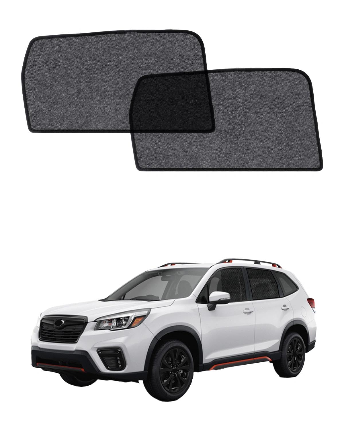 Car Window Shade for Honda Pilot 2016-2022,2 Pack UV & Glare Protection, Breathable Privacy Screen, Insect & Bug Blocker Magnetic Mesh Side Rear Sun Shades for Baby Camping, Napping & Travel