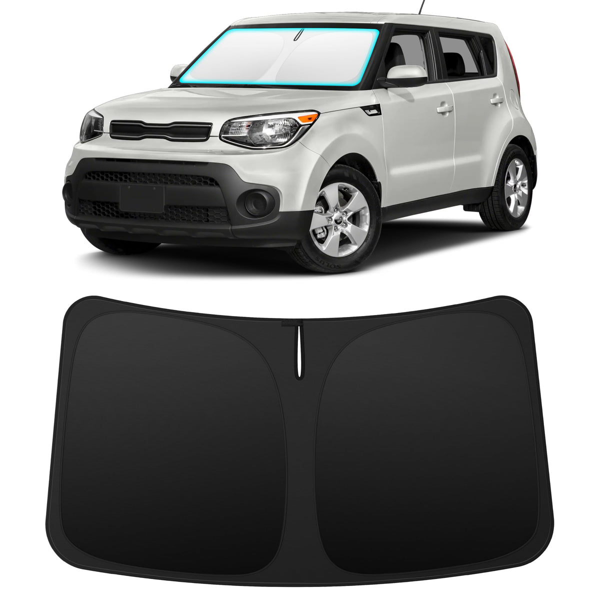 INSAUTO Custom Fit Windshield Sun Shade for Honda Accord 2013-2017
