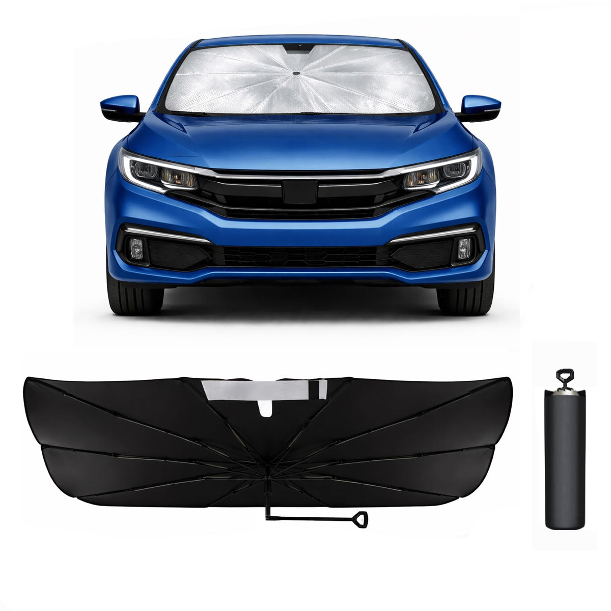 Car Windshield Sun Shade Umbrella for Mercedes Benz GLE 2020-2026