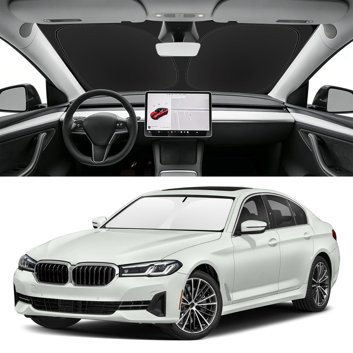 Custom Fit Windshield Sun Shade for BMW X1 2016-2026