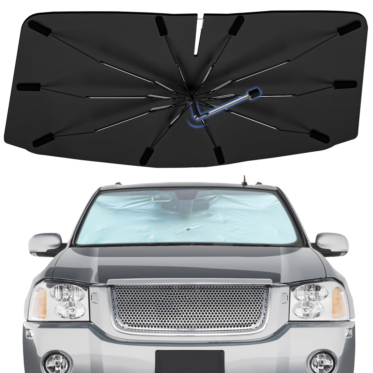 Windshield Sun Shade Umbrella for Dodge Durango 2011-2026 Front Window