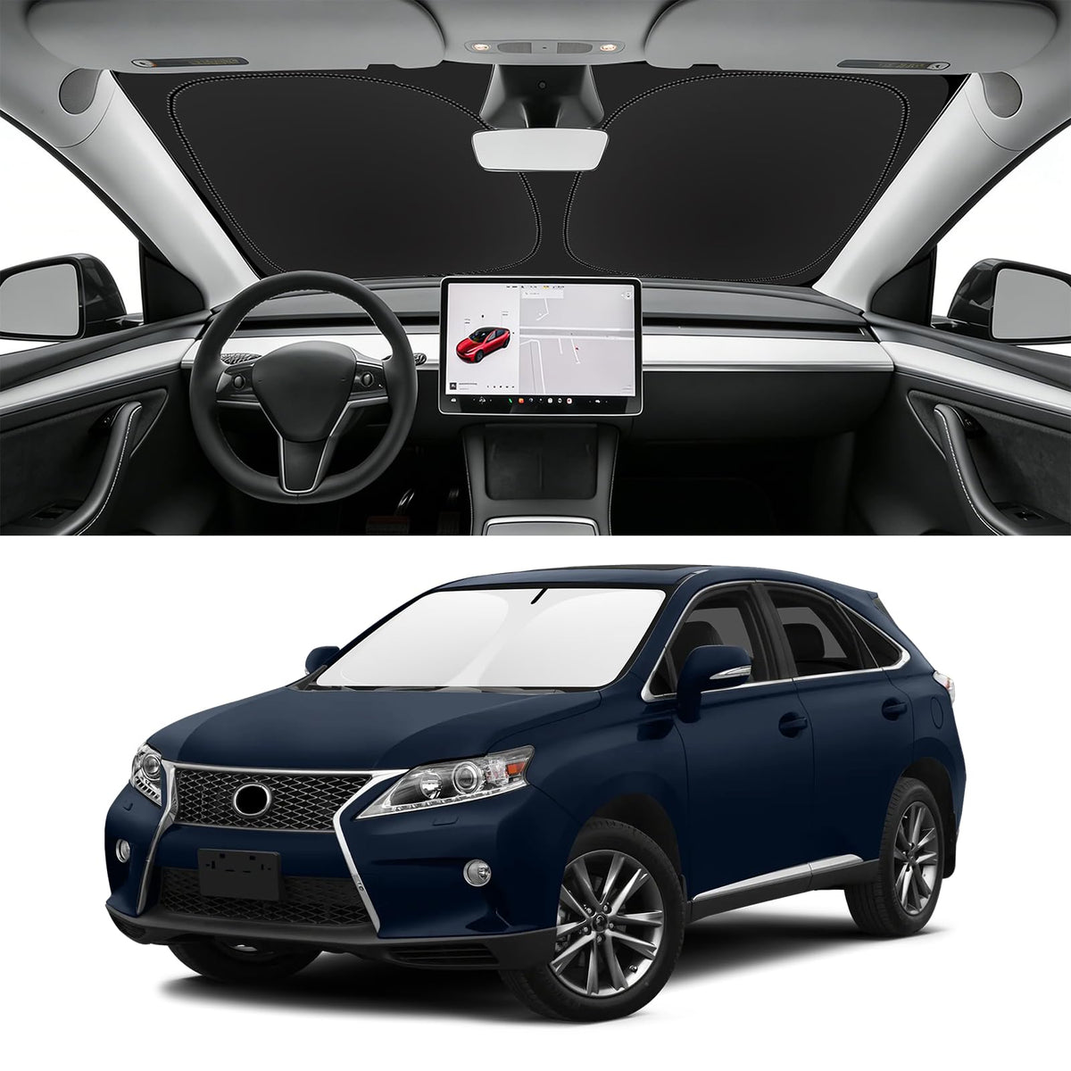 Custom Fit Windshield Sun Shade for BMW X1 2016-2026