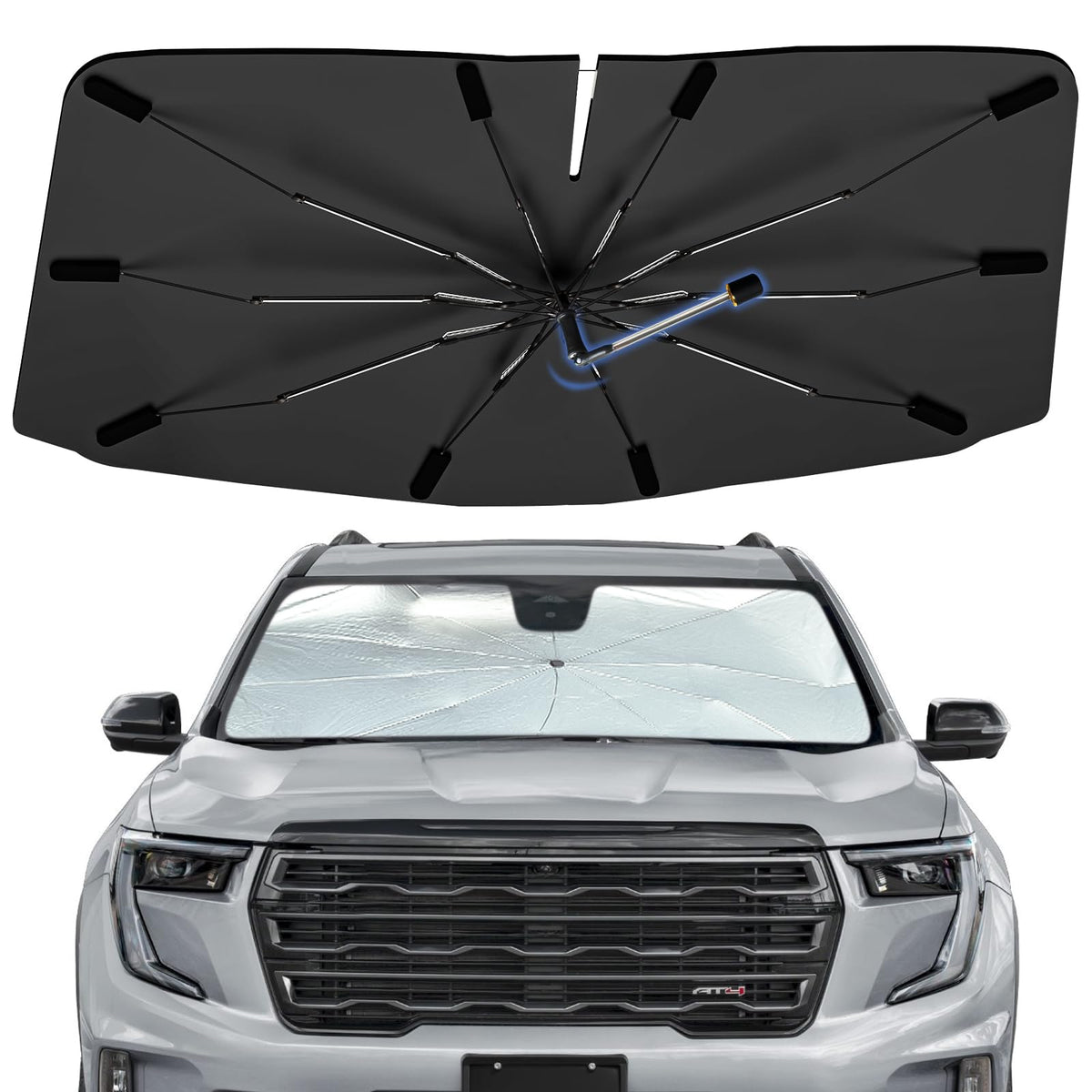 Windshield Sun Shade Umbrella for Dodge Durango 2011-2026 Front Window