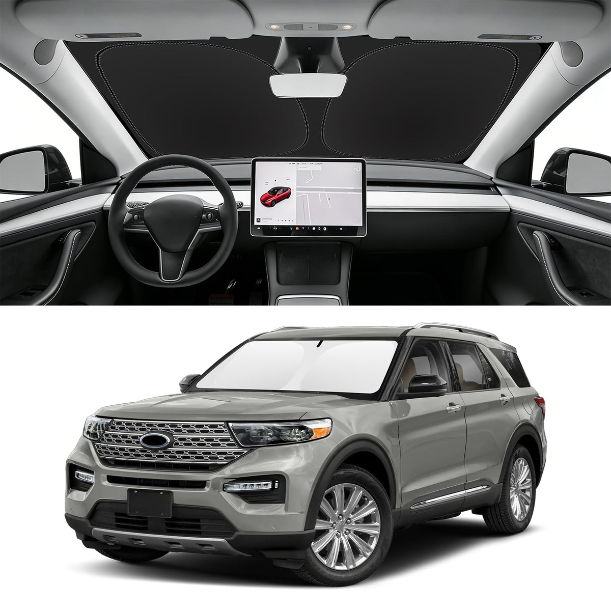 Custom Fit Windshield Sun Shade for BMW X1 2016-2026