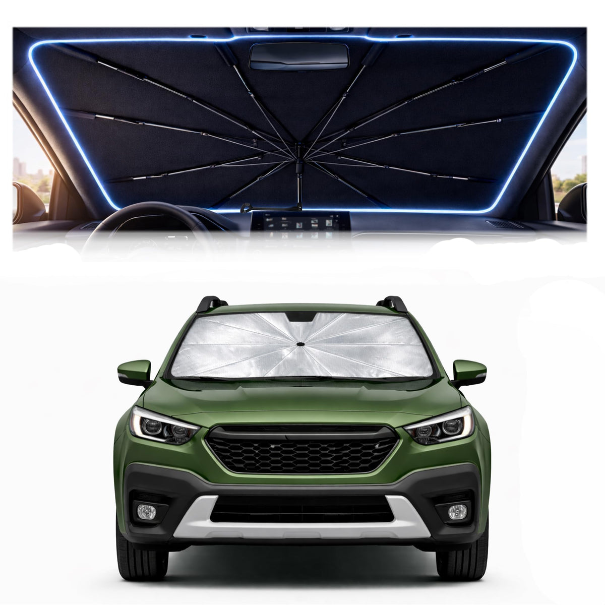 Car Windshield Sun Shade Umbrella for Mercedes Benz GLE 2020-2026