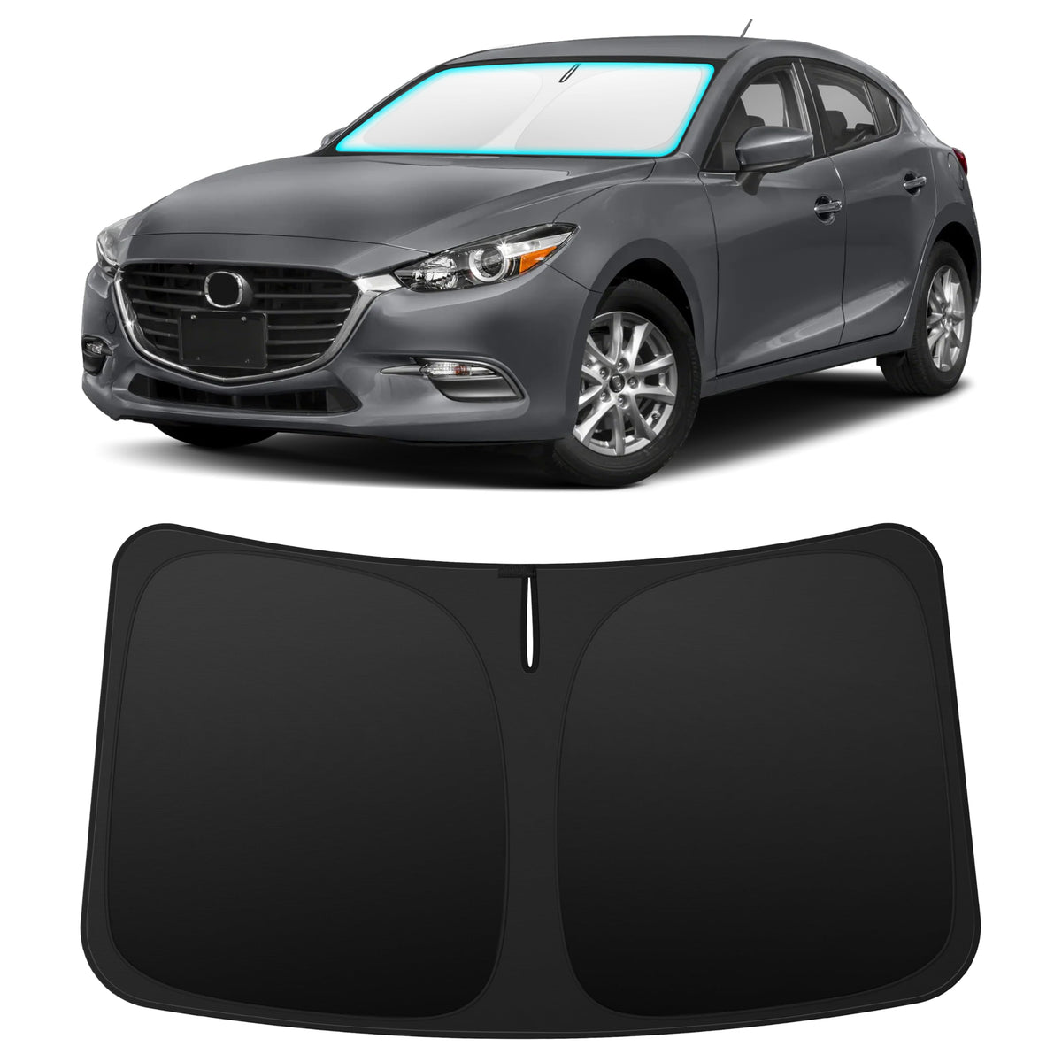 INSAUTO Custom Fit Windshield Sun Shade for Honda Accord 2013-2017