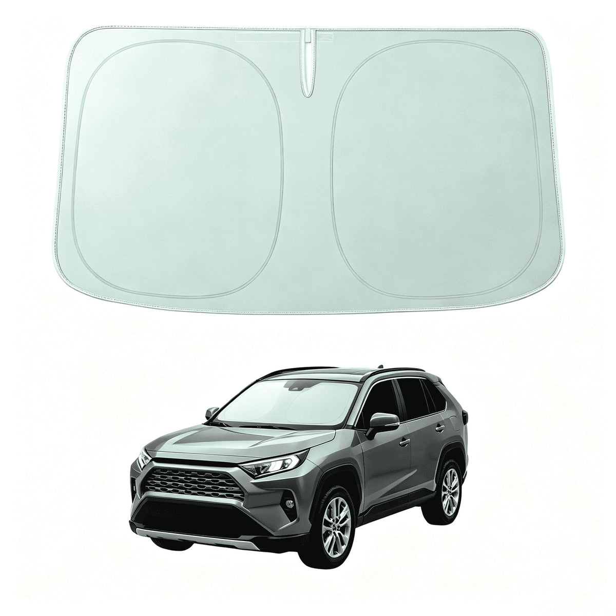 WOLFBOX Car Windshield Sun Shade Toyota RAV4 Camry Tundra Corolla 64''*34''