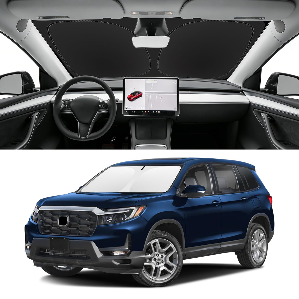 Custom Fit Windshield Sun Shade for BMW X1 2016-2026