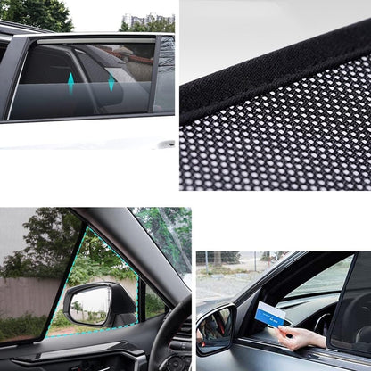 Car Sun Shade Side Window Magnetic Shade for Camry XV50 2012-2017 Rear 2pcs