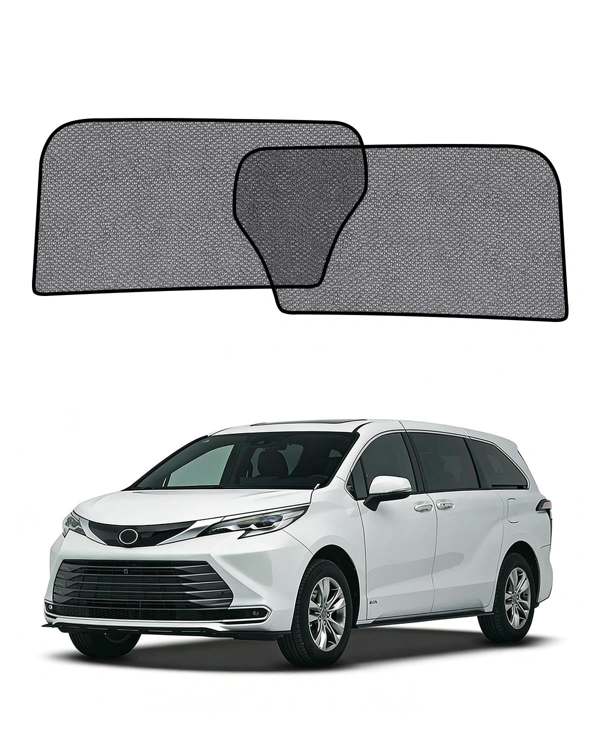 Car Window Shade for Honda Pilot 2016-2022,2 Pack UV & Glare Protection, Breathable Privacy Screen, Insect & Bug Blocker Magnetic Mesh Side Rear Sun Shades for Baby Camping, Napping & Travel