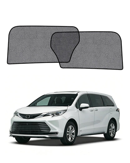 Car Window Shade for Honda Pilot 2016-2022,2 Pack UV & Glare Protection, Breathable Privacy Screen, Insect & Bug Blocker Magnetic Mesh Side Rear Sun Shades for Baby Camping, Napping & Travel