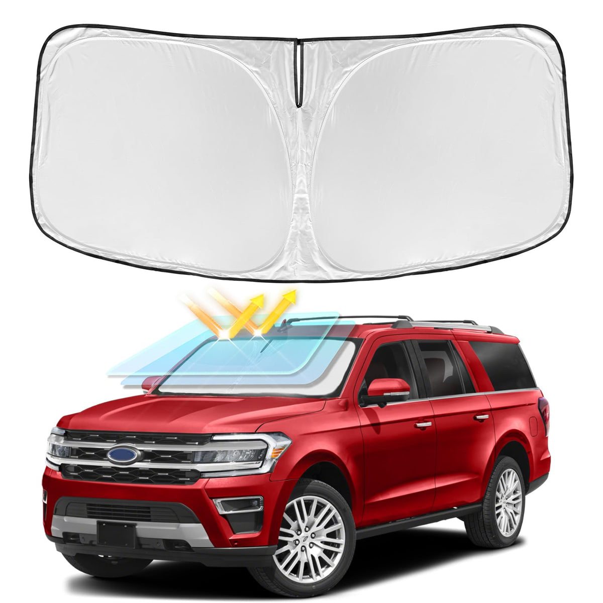 for Toyota Tacoma 2016-2024 2025 2026 Sun Shade Sunshade Windshield Cover