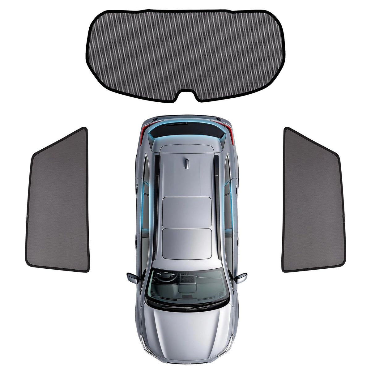 Outback Window Shades 2021-2024, Rear Side Mesh, 2PCS