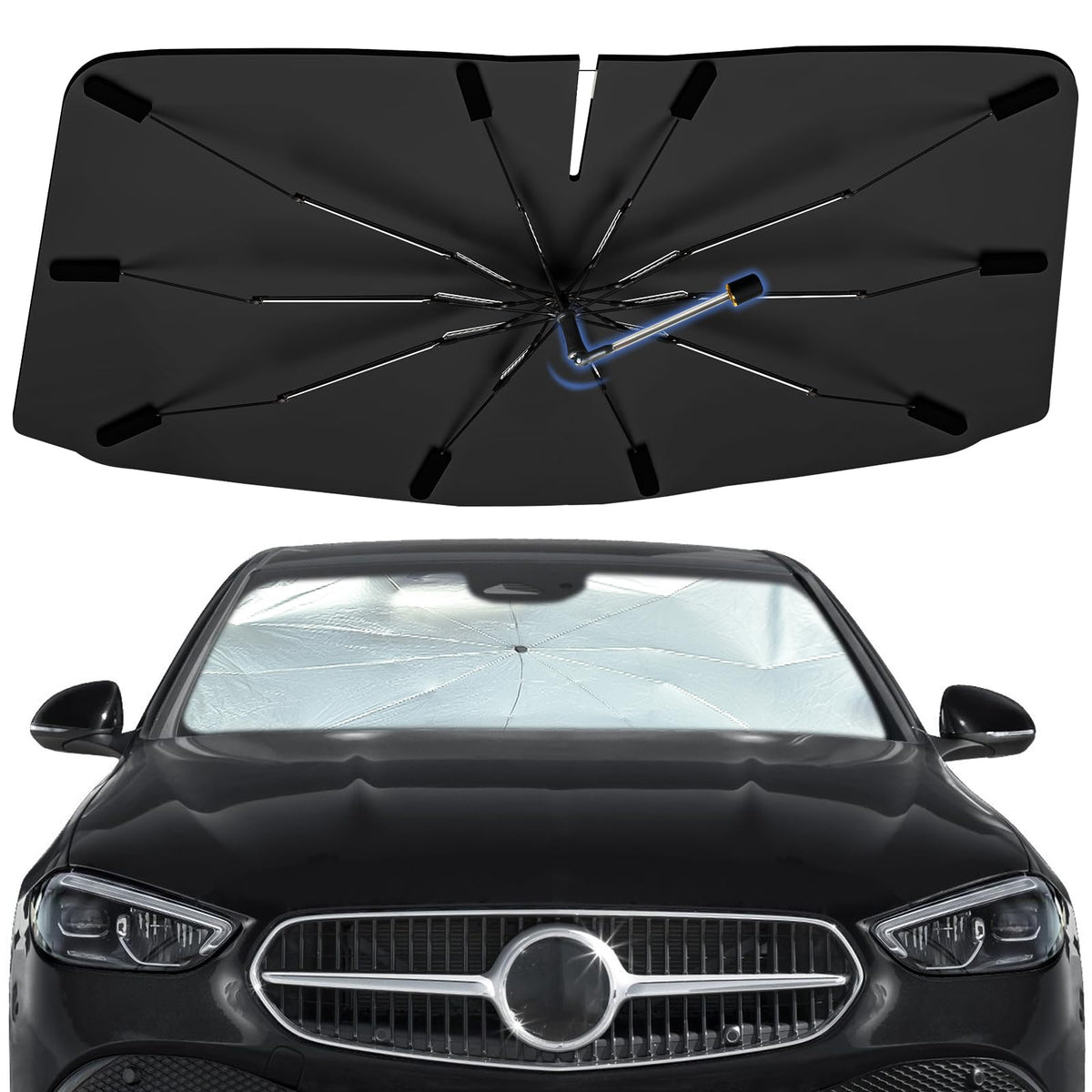 Windshield Sun Shade Umbrella for Dodge Durango 2011-2026 Front Window