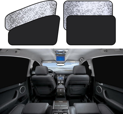 ZATOOTO Magnetic Side Window Sun Shade, Car Window Covers, Heat Reflective
