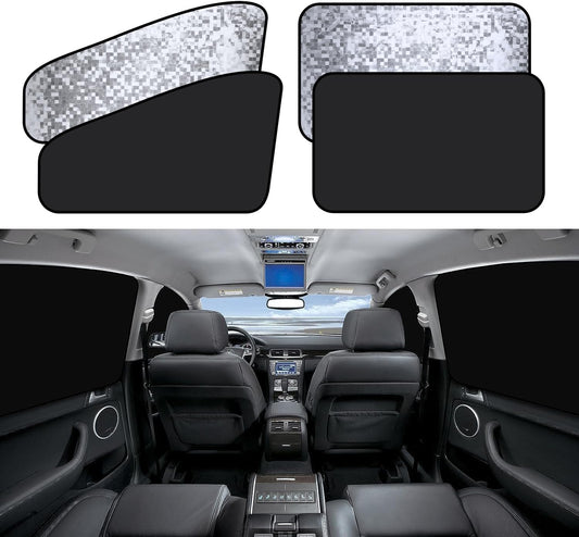 ZATOOTO Magnetic Side Window Sun Shade, Car Window Covers, Heat Reflective