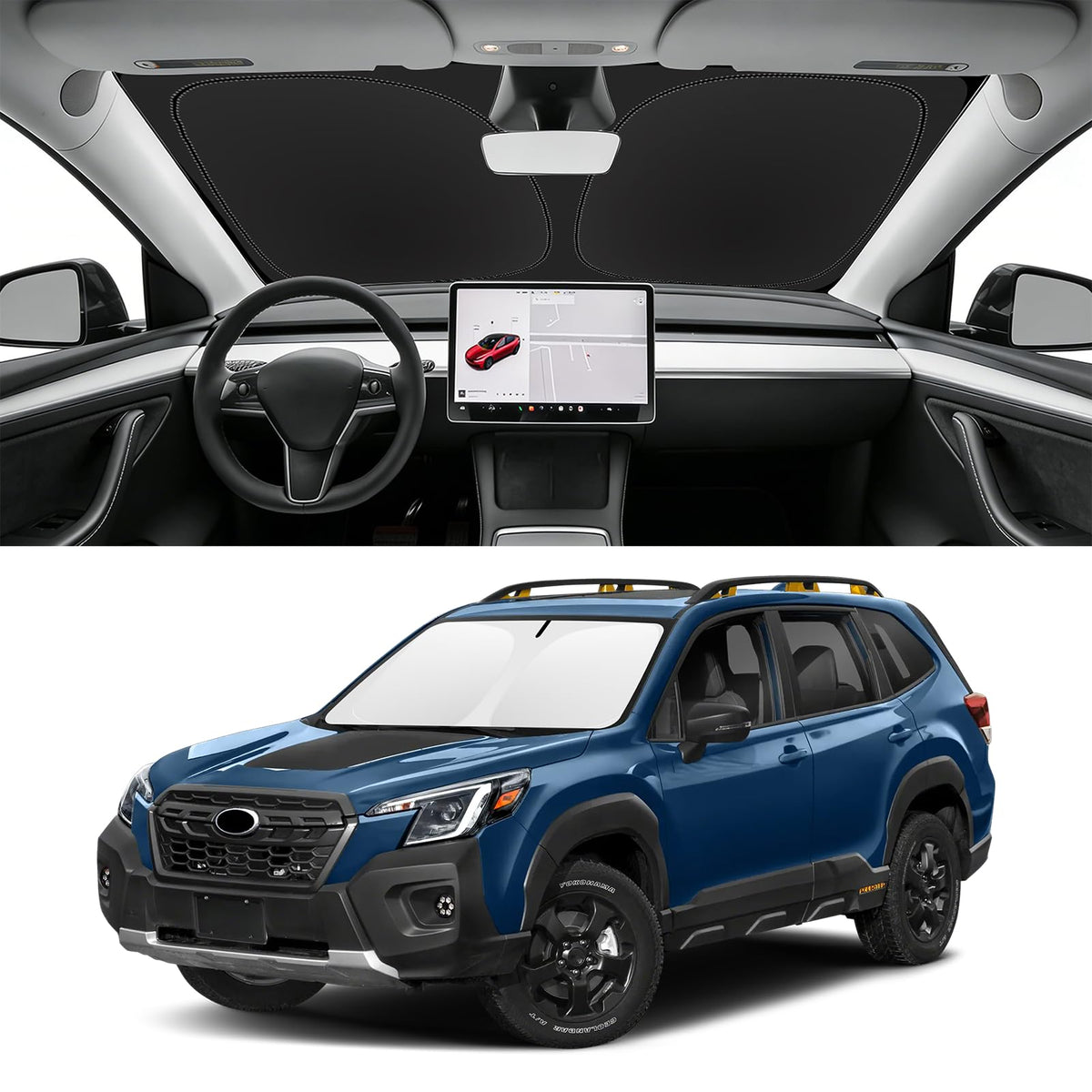 Custom Fit Windshield Sun Shade for BMW X1 2016-2026