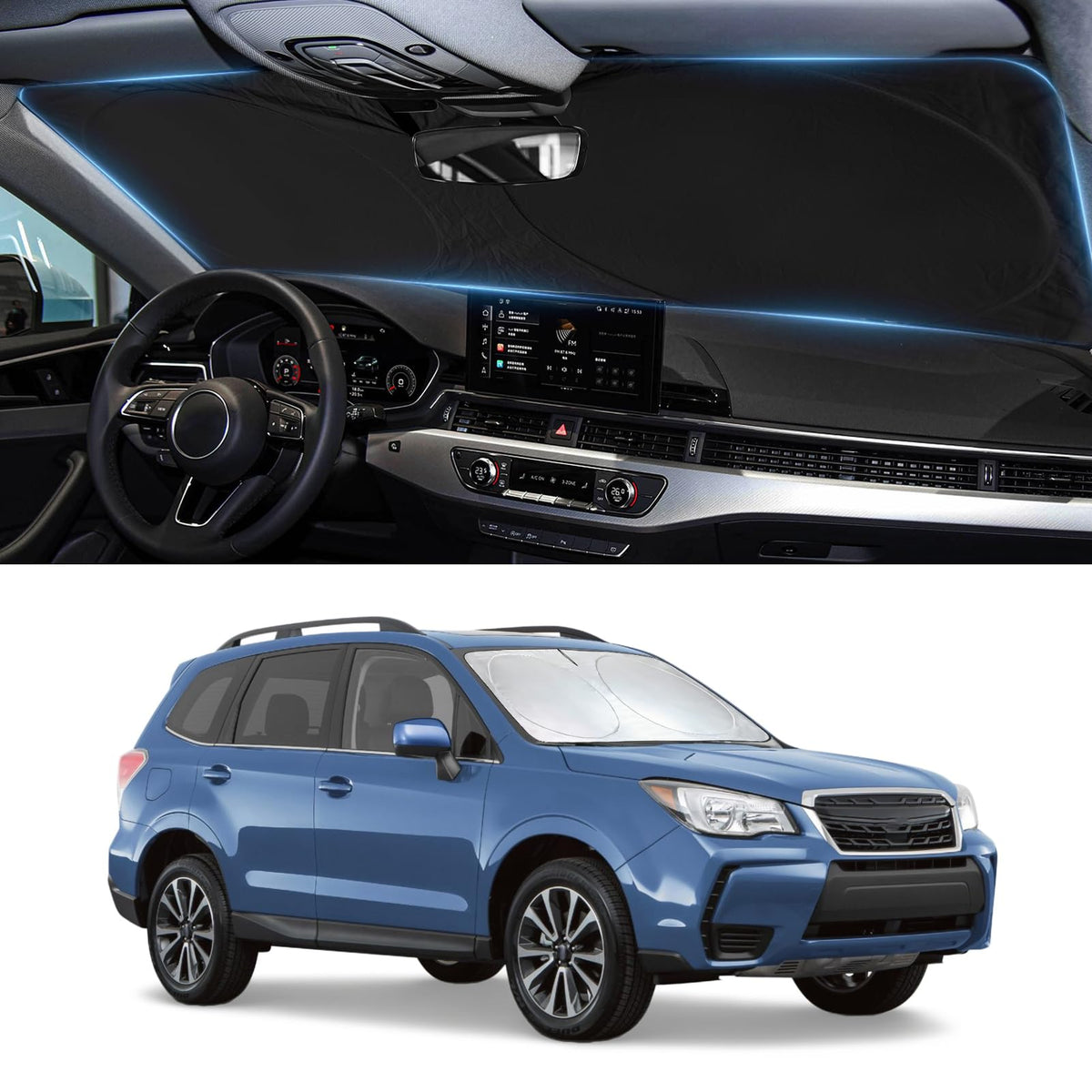 Windshield Sun Shade for Chevrolet Chevy Traverse LS, LT 2018-2026 Sunshade