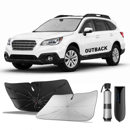 for Chevrolet Tahoe & Traverse 2010-2026 | Zanch Windshield Sun Shade Umbrella [99% UV Protection, Up to 75℉ Cooler] Snug Fit, Scratch-Free, Built to Last, Foldable Front Sunshade Umbrella