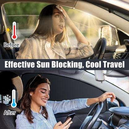 ZATOOTO Magnetic Car Window Shades for Side Window Sun Shade, Full Blackout