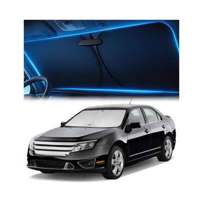Magnelex Windshield Sun Shade for Kia K5 2021-2026 / Hyundai Sonata 2020-2026, Foldable Car Window Sunshade, Heat & UV Visor Cover, Reflective Front Shades Accessories