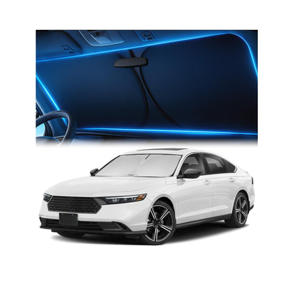 Magnelex Windshield Sun Shade for Kia K5 2021-2026 / Hyundai Sonata 2020-2026, Foldable Car Window Sunshade, Heat & UV Visor Cover, Reflective Front Shades Accessories